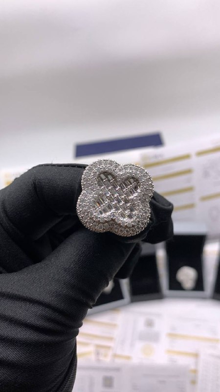 VVS Moissanite 3D Men’s Ring