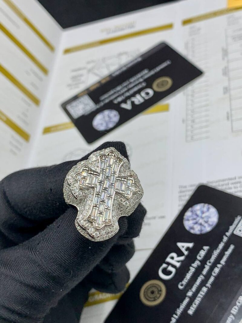 VVS Moissanite 3D Men’s Ring (Copy) - Image 2