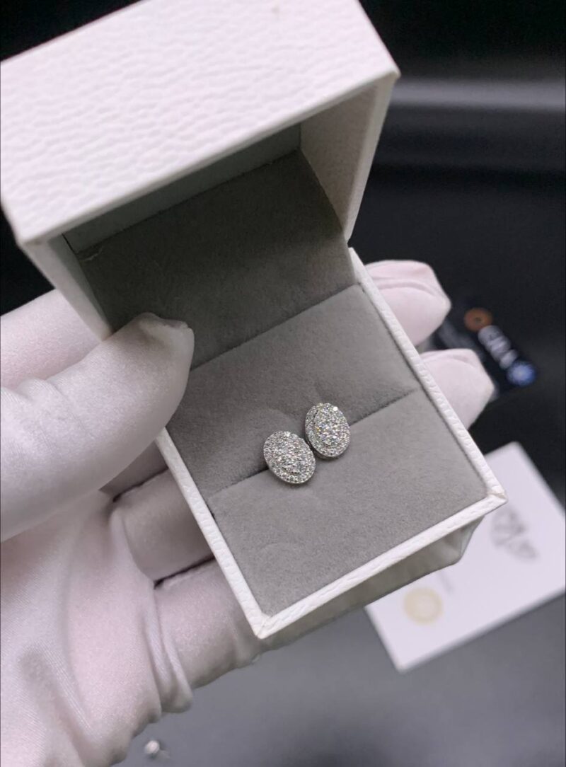 VVS Moissanite Diamond Unisex Earrings - Image 2