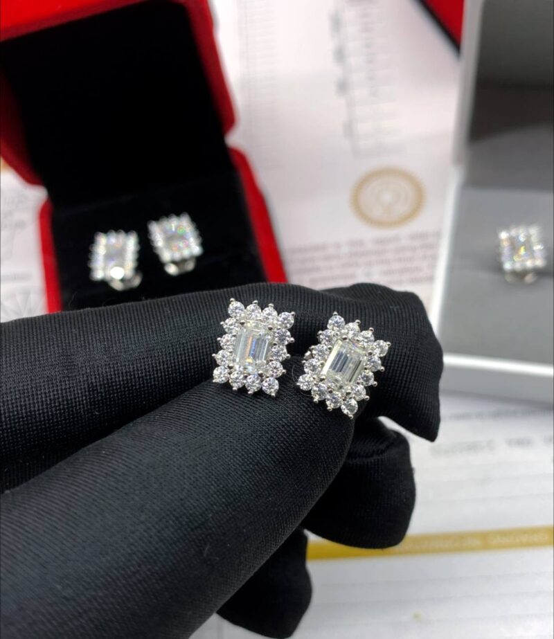 VVS Moissanite Diamond Earrings