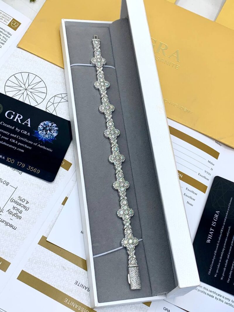 VVS Moissanite Diamond Star-Cross Bracelets - Image 3